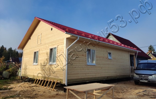 2 Брусовой дом ОД-20, 10,5х8м, 84М², Ленинградская область, Ломоносовский район, поселок Большая Ижора (12)